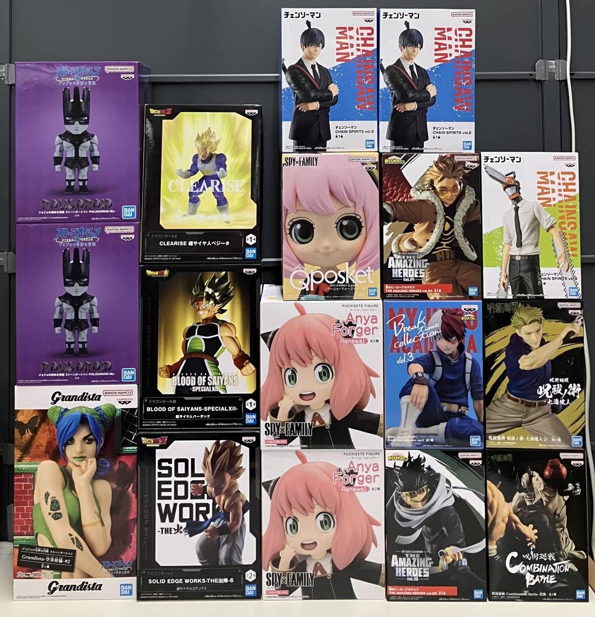 少年漫画系プライズフィギュアセット 3-22 未開封少年マンガ系 プライズフィギュア 17体セット